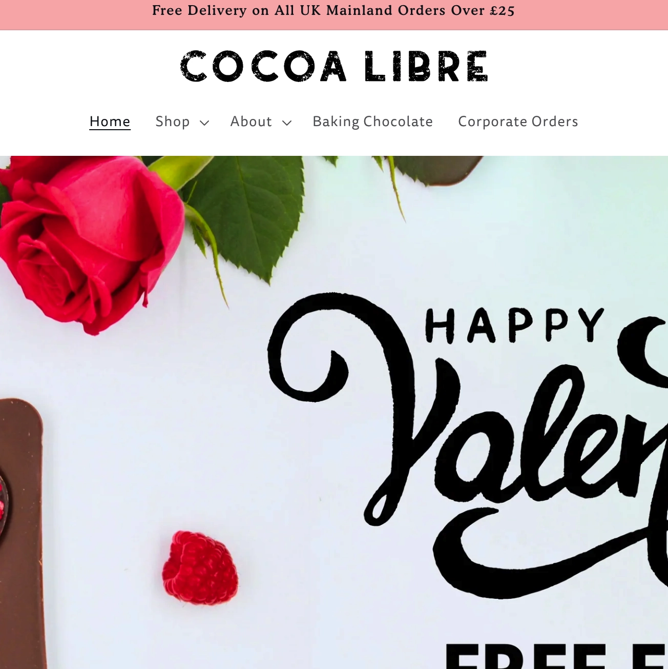 Cocoa Libre chocolate company website.